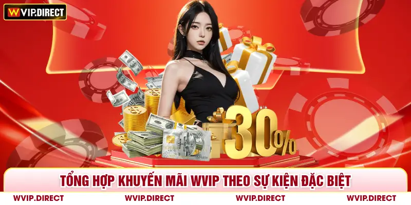 Tổng hợp khuyến mãi WVIP theo sự kiện đặc biệt